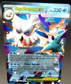 Mega Abomasnow ex 036/132 Mega Evolution Holo 2025 Pokemon TCG Card NM - Image 1