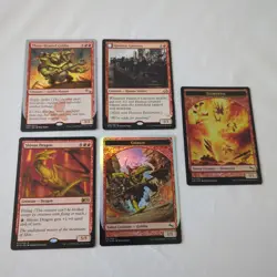 Magic: The Gathering MTG Lot Of 111 Red Mana Cards- See Pictures - Image 1