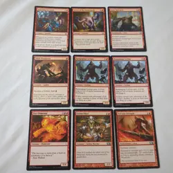 Magic: The Gathering MTG Lot Of 111 Red Mana Cards- See Pictures - Image 3