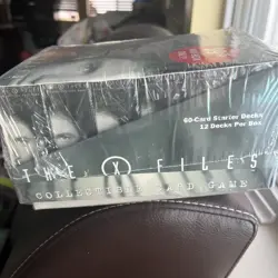 1996 THE X-FILES CCG Starter Decks Card Game Box Factory Sealed - Image 3
