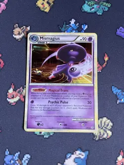 Pokemon Cards Mismagius 5/95 Holo Rare Heartgold & Soulsilver Unleashed - (NM) - Image 1