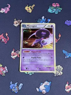 Pokemon Cards Mismagius 5/95 Holo Rare Heartgold & Soulsilver Unleashed - (NM) - Image 2