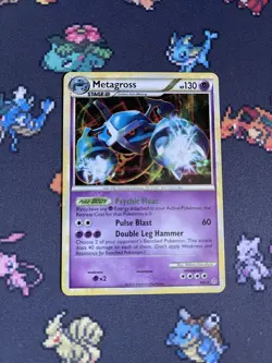 Pokemon Cards Metagross 4/95 Holo Rare Heartgold & Soulsilver Unleashed - (NM) - Image 1