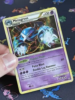 Pokemon Cards Metagross 4/95 Holo Rare Heartgold & Soulsilver Unleashed - (NM) - Image 2