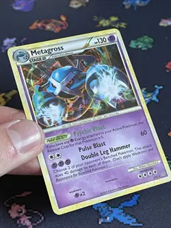 Pokemon Cards Metagross 4/95 Holo Rare Heartgold & Soulsilver Unleashed - (NM) - Image 3