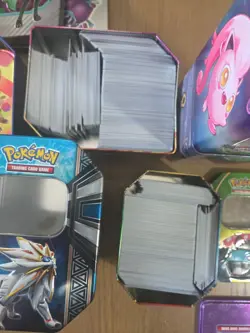 🔥 450 Pokemon Cards With Randomly Selected Trading Tin , NM - Image 5