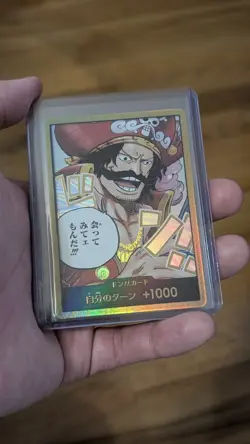 2024 One Piece Japanese Don Card Gol D. Roger Gold #OP13 - Image 1