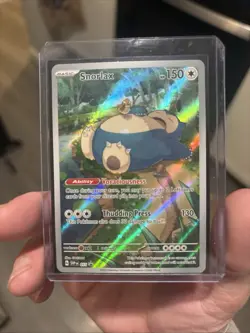 Pokemon TCG Snorlax Scarlet & Violet Black Star Promos 051 Holo Card - Image 1