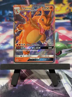 Pokemon Charizard GX SM211 Hidden Fates Full Art Ultra Rare Holo TCG Card NM/M - Image 1