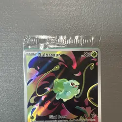 Bulbasaur Holo Promo 133/132 Mega Evolution Stamped Pokemon Card Sealed - Image 2