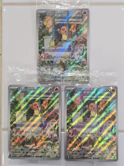 Charmander 044 Sv: Scarlet & Violet Promo Cards Holo Sealed lot of 3 - Image 1
