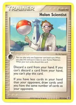 Pokemon EX Delta Species 97/113 Holon Scientist Card - Image 1