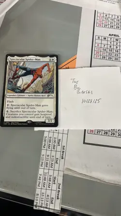 Spectacular Spider-Man promo card MTG spider-man Spotlight Promo (Non-Foil) - Image 1