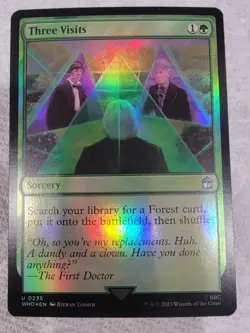 Magic the Gathering: Three Visits Universes Beyond: Doctor Who Foil - Image 1