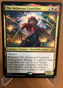 The Infamous Cruelclaw Bloomburrow Regular - Image 1