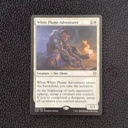 White Plume Adventurer (49/1080) Commander Legends Battle for Baldur's Gate NM - Image 1