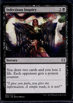 Infectious Inquiry - 97 - ONE - NM - MTG - Magic the Gathering - Image 1