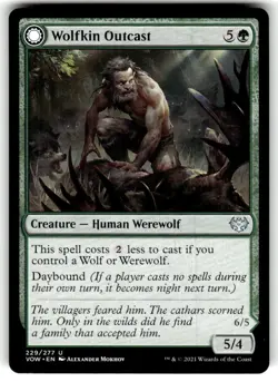 Wolfkin Outcast Innistrad: Crimson Vow Regular MTG - Image 1