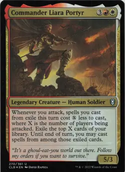 Commander Liara Portyr - FOIL - U Commander Legends: Battle for Baldur's Gate 27 - Image 1