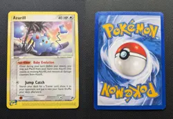 Azurill 031/100 Vintage Pokemon Karte | EX Sandsturm | NM | ENG - Image 1