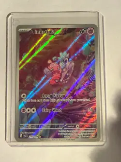 2023 Pokemon Scarlet and Violet Paldea Evolved #216 Tinkatink IR - Image 1