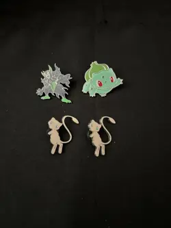 Lot Of 4 Pokemon Official Enamel Pins - Image 1