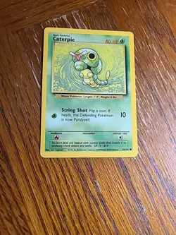 Pokemon TCG: Caterpie - 45/102 - Base Set - NM-LP - Image 1