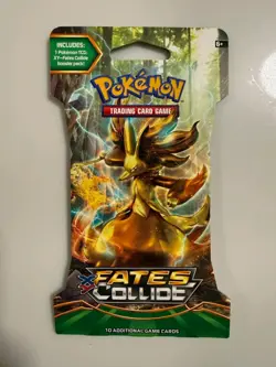 Pokemon Fates Collide Sleeved Booster Pack COMPLETE ART SET - 4 Packs SEALED - Image 4