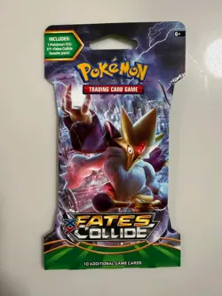 Pokemon Fates Collide Sleeved Booster Pack COMPLETE ART SET - 4 Packs SEALED - Image 5