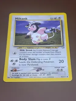 2000 German Miltank 41/111 Neo Genesis Pokemon Card - Image 3