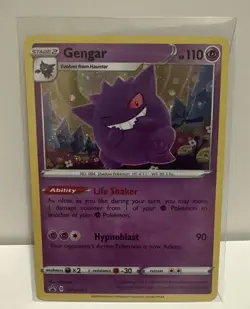 Pokemon Promo Card - Gengar SWSH052 SWSH: Sword & Shield Promo Cards Holo MINT! - Image 1