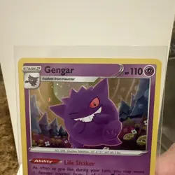 Pokemon Promo Card - Gengar SWSH052 SWSH: Sword & Shield Promo Cards Holo MINT! - Image 5