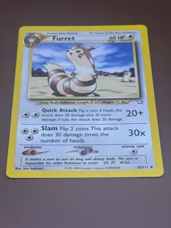 Pokemon Furret (35/111) Neo Genesis - Image 3