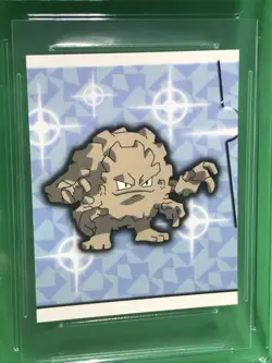 CGC 10 PRISTINE Graveler Pokemon Merlin 1998 Series 1 #223 Vintage Sticker POP 1 - Image 4