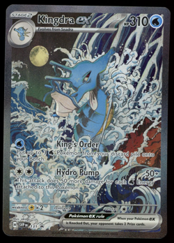 KINGDRA EX 2024 Pokemon Scarlet & Violet Black Star Promo #131 - Image 1