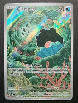 Pokemon TCG Clamperl 195/182 Sv10: Destined Rivals IR NM - Image 1