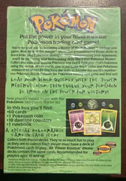 1999 Pokemon Power Reserve Jungle Theme Deck Factory Sealed Box - Image 3
