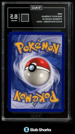 1999 POKEMON WIZARDS BLACK STAR PROMOS #9 MEW HOLO TAG 8.5 - Image 2