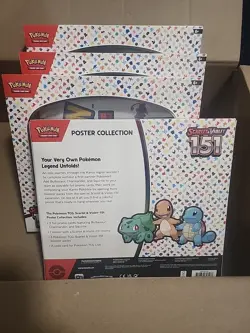 Nintendo Pokemon TCG Scarlet & Violet - 151 Poster Collection Box - 3 Packs 820650853166 - Image 3
