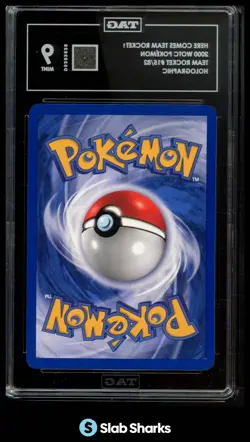 2000 POKEMON TEAM ROCKET #15/82 HERE COMES ROCKET! HOLO TAG 9 - Image 2