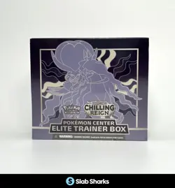 POKEMON CENTER TCG SWORD & SHIELD CHILLING REIGN SEALED ELITE TRAINER BOX ETB - Image 1
