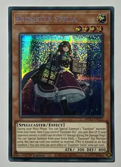 Exosister Stella MP23-EN253 (NM) Prismatic Secret Rare 1st Edition YuGiOh! TCG - Image 1
