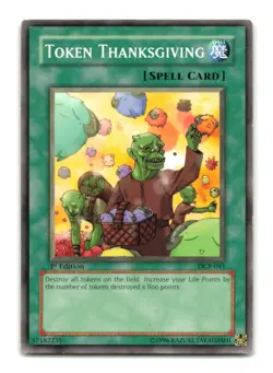 Token Thanksgiving - DCR-041 1st Edition - YuGiOh-LP - Image 1