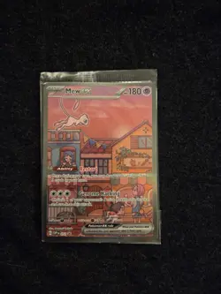 Pokemon Mew EX Scarlet & Violet Promo Card 053/151 Sealed Near Mint English - Image 1