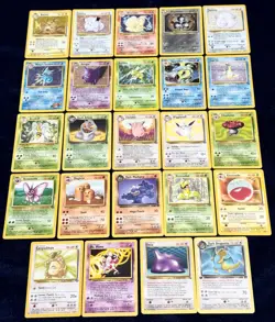 Pokemon Card WOTC Lot of 112 - Base Fossil Jungle Rocket Japanese - 10 Holos - Image 1