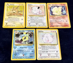 Pokemon Card WOTC Lot of 112 - Base Fossil Jungle Rocket Japanese - 10 Holos - Image 4
