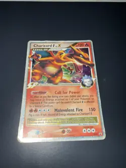 Charizard G LV.X DP45 Diamond and Pearl Holo Black Star Promo Pokemon Card - Image 2