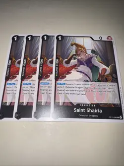 One Piece TCG OP13-086 Saint Shalria X4 Playset Card Game CCG Eng - Image 4