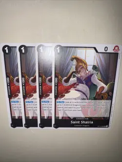 One Piece TCG OP13-086 Saint Shalria X4 Playset Card Game CCG Eng - Image 5