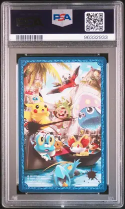2013 POKEMON CENTER TOKYO BAY PLAYING CARDS 3 OF HEARTS PSA 10 - Image 2